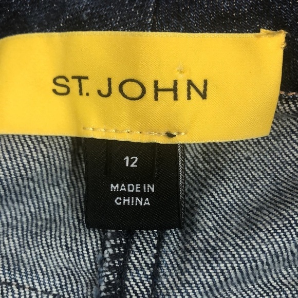 St John Jeans Rhinestoned Back Pockets 12 - Picture 5 of 10